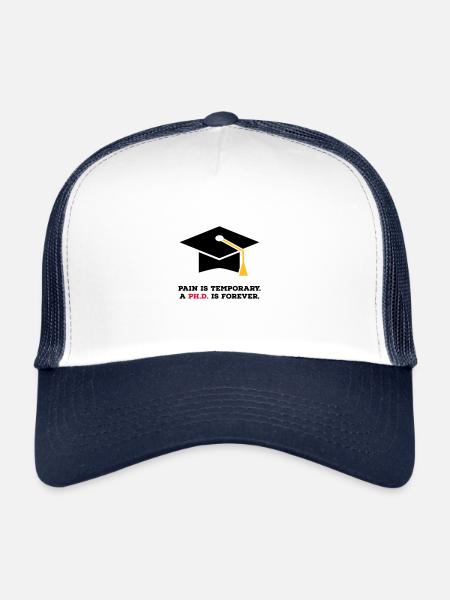phd - Trucker Cap - white/navy - Front