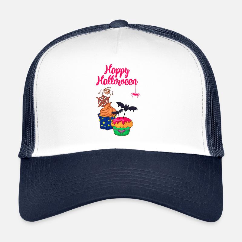 Halloween cupcake muffin cake baking sweets Trucker Cap