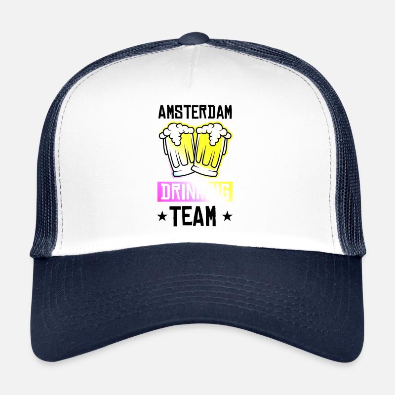 L’équipe de Drinking à Amsterdam Casquette trucker 