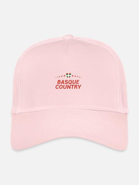 Baskenland - Trucker Cap - Hellrosa - Vorne