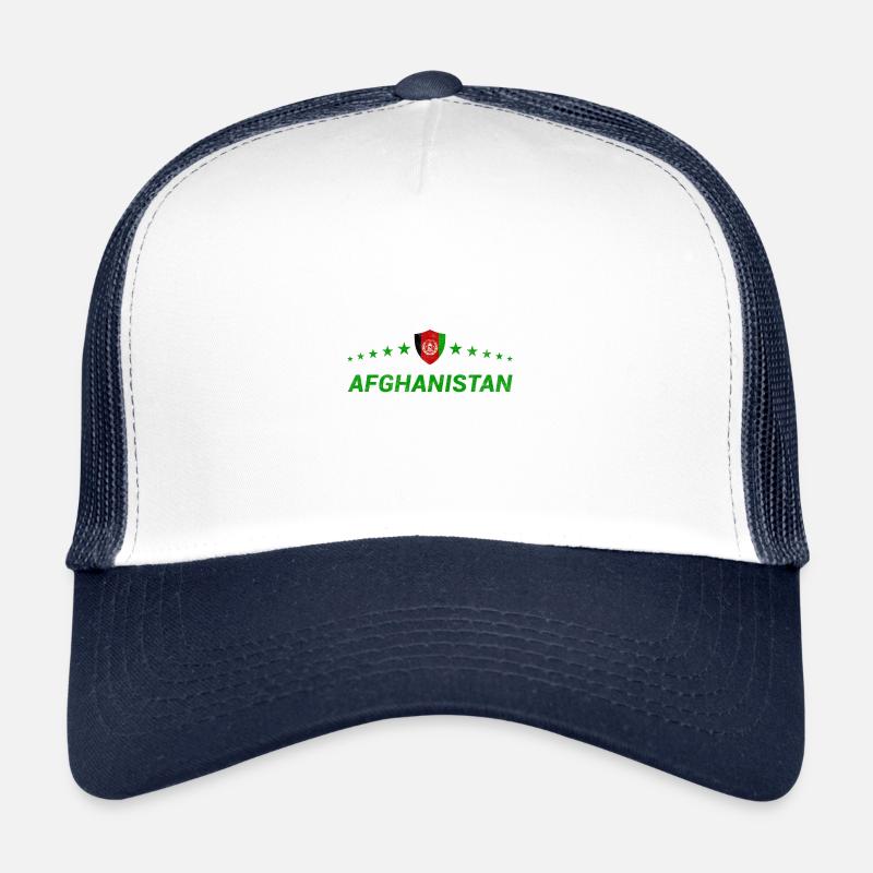 Afghanistan - Trucker Cap - Weiß/Navy
