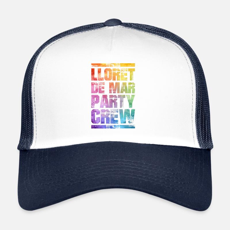Lloret De Mar Party Crew Colorful Trucker Cap