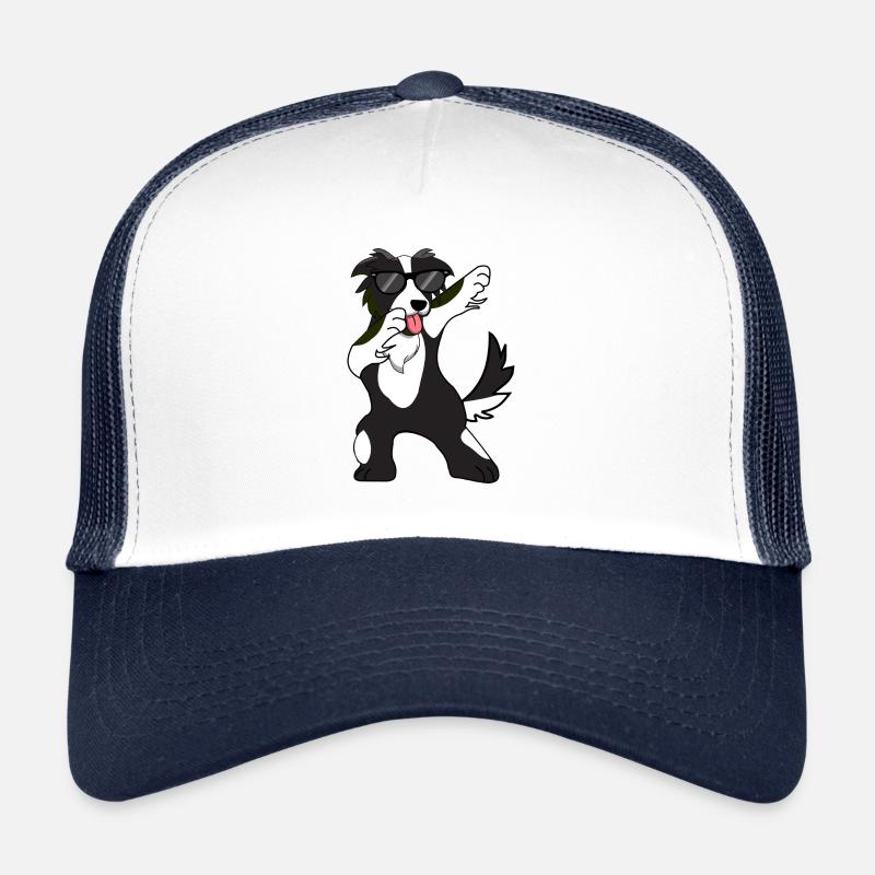 Border Collie Dabbing Dab Tanz Geschenk Trucker Cap