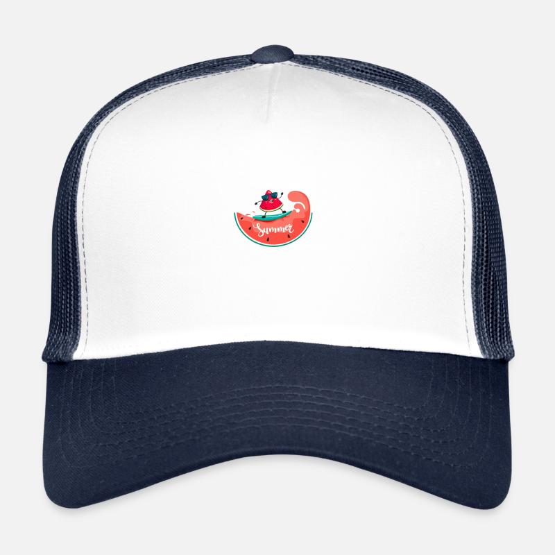 Summer Water Wassermelone T Shirt Print Trucker Cap