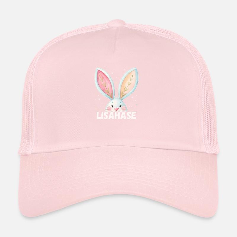 Nom Lisa Lapin Lisahase Nom de l’animal Casquette trucker 