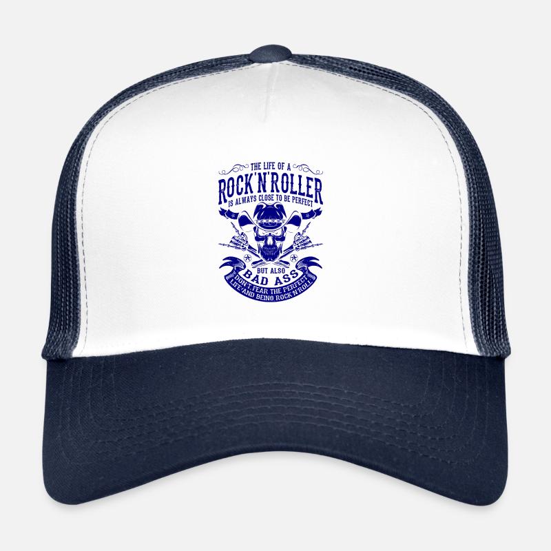 Rock´n´Roll Rockabilly Perfektes Leben Rocker Trucker Cap