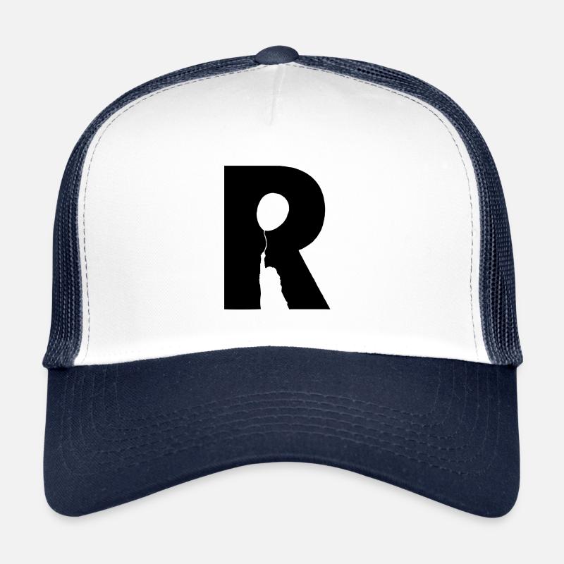 Kid holding a balloon - Trucker Cap - white/navy