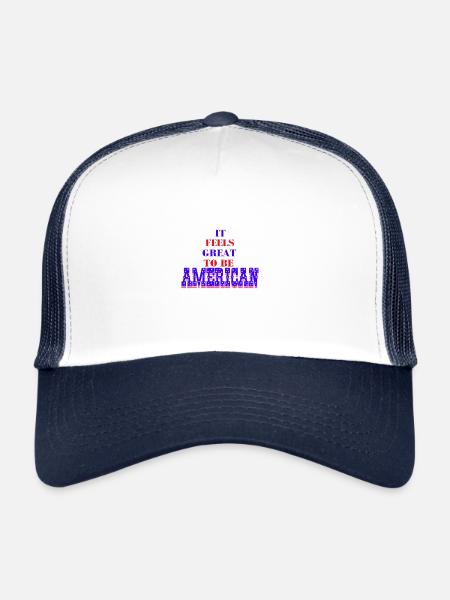 America - Trucker Cap - white/navy