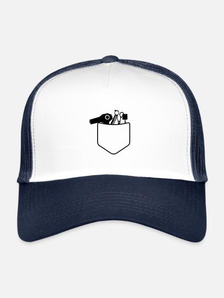 Cosör Cosörin - Casquette trucker  - blanc/marine - Devant