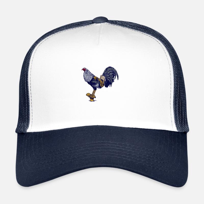 coq, coq, gockl, ferme, animaux, cour, cadeau Casquette trucker 