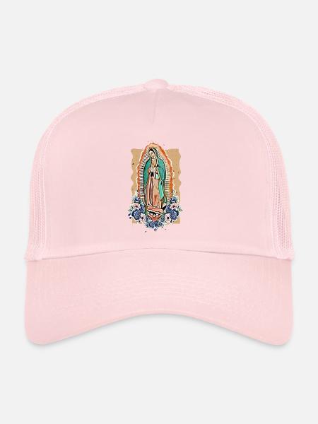 Marie la Vierge - Casquette trucker  - rose pâle - Devant