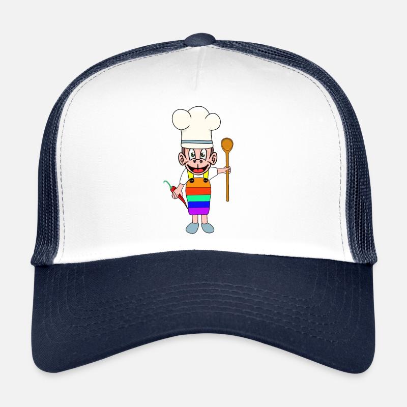 LGBT CHEF Chefs Cook Rainbow Kitchen Trucker Cap
