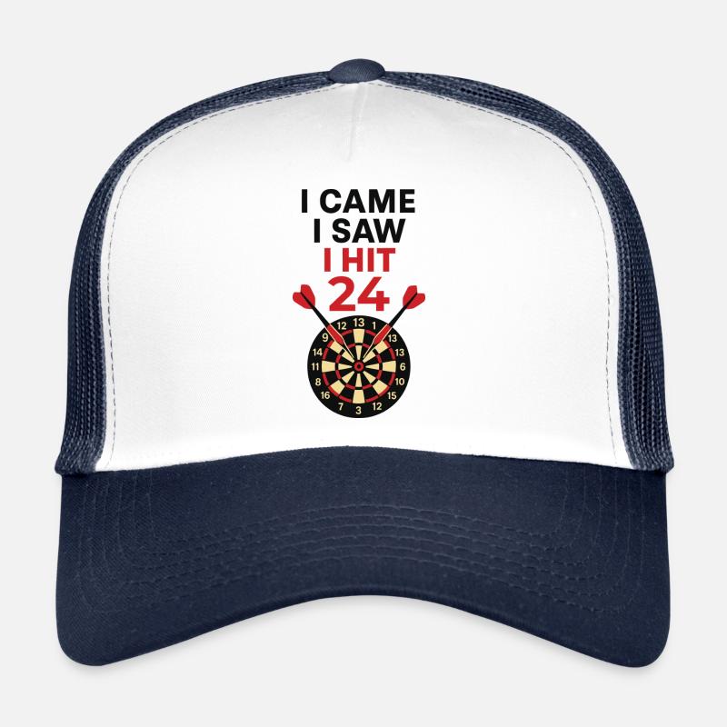 Fléchettes Humour Score 24 Casquette trucker 