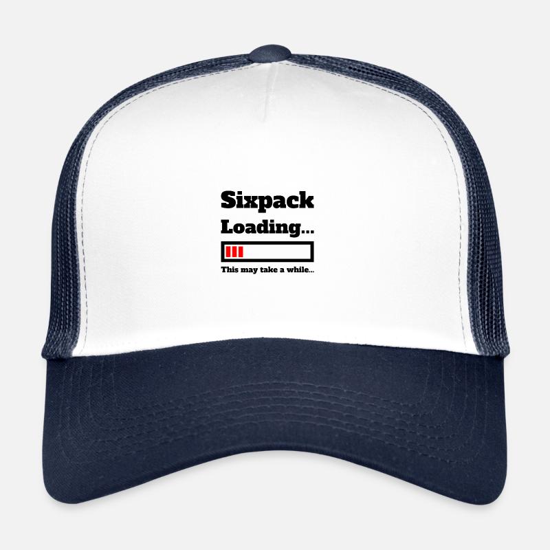 Sixpack loading lustiger Spruch fürs Training Joke Trucker Cap