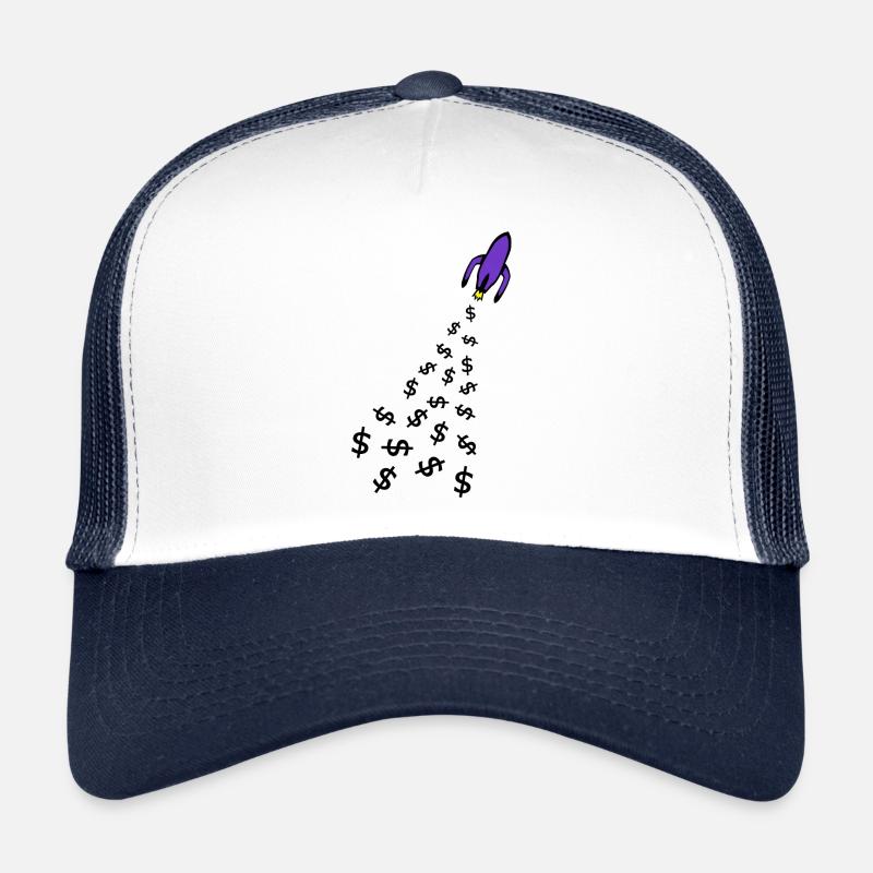 Dollar rockets - Trucker Cap - white/navy