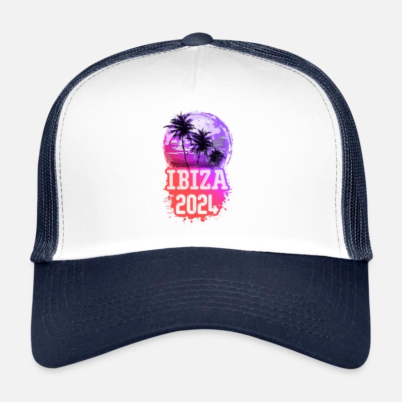 Ibiza 2024 Palmiers Casquette trucker 