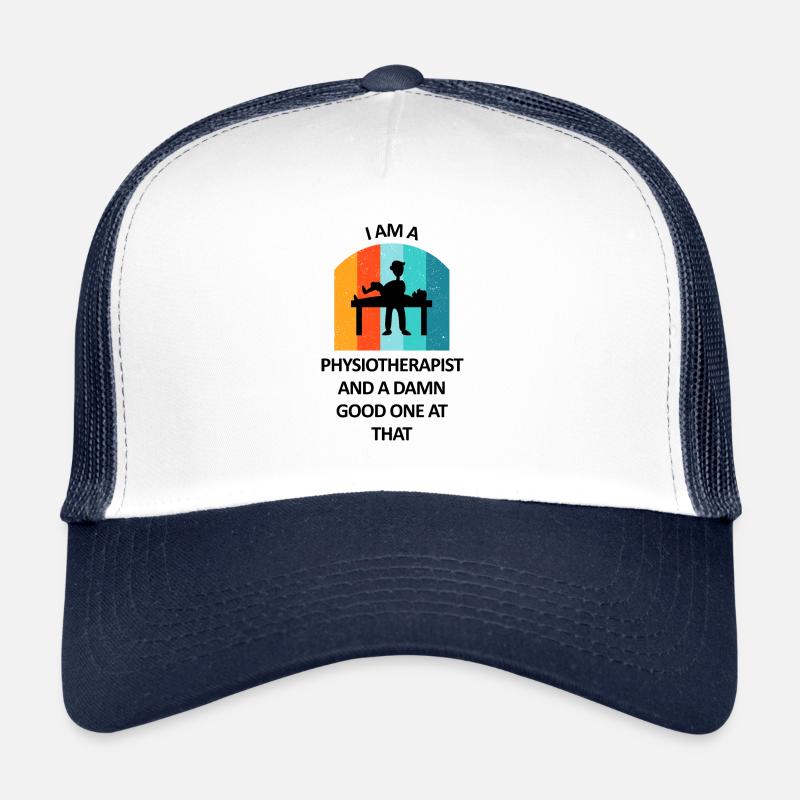 Physiotherapist Humorous Gift Saying Funny Trucker Cap