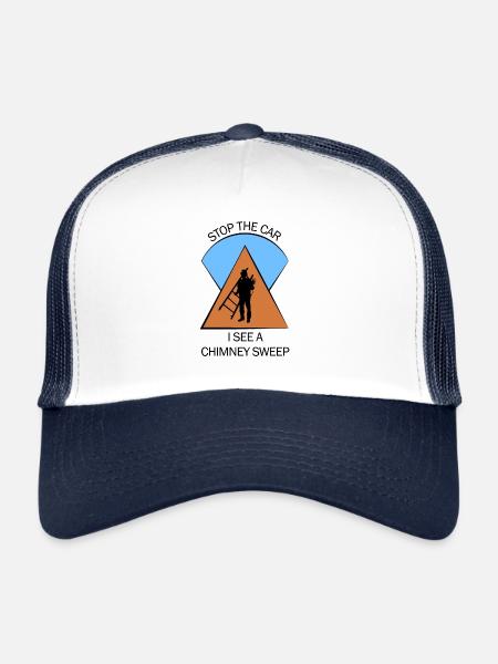 Ramoneur Ramoneur Ramoneur - Casquette trucker  - blanc/marine - Devant