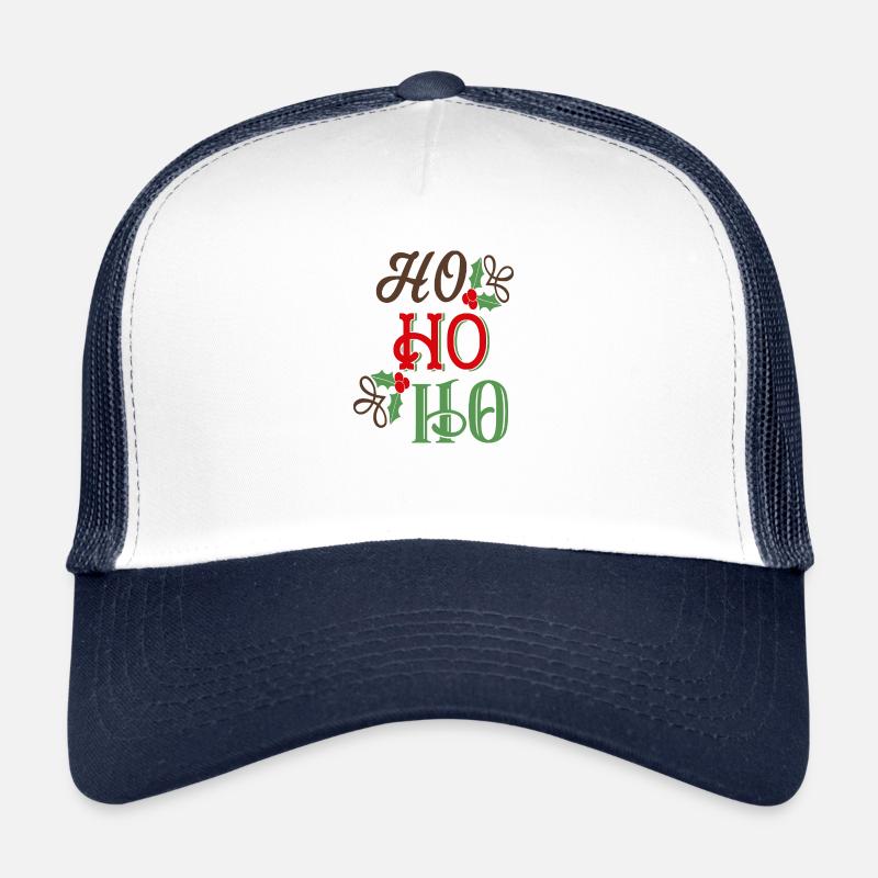 Ho Ho Ho - Trucker Cap - white/navy