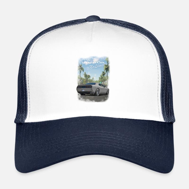 DoCh upright NoLogo 7 Trucker Cap