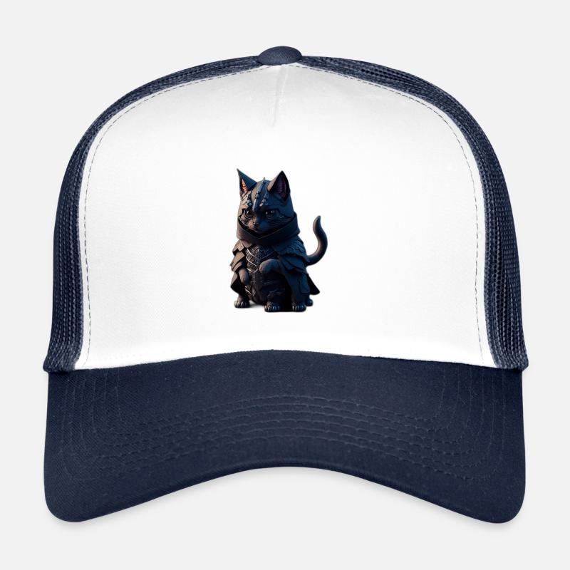 Alien cat Trucker Cap
