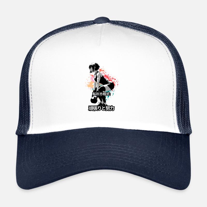 Force de l’anime : Vitrine de puissance de gymnase Casquette trucker 