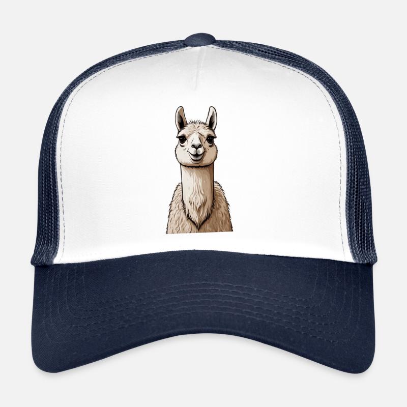 Lama comique Casquette trucker 