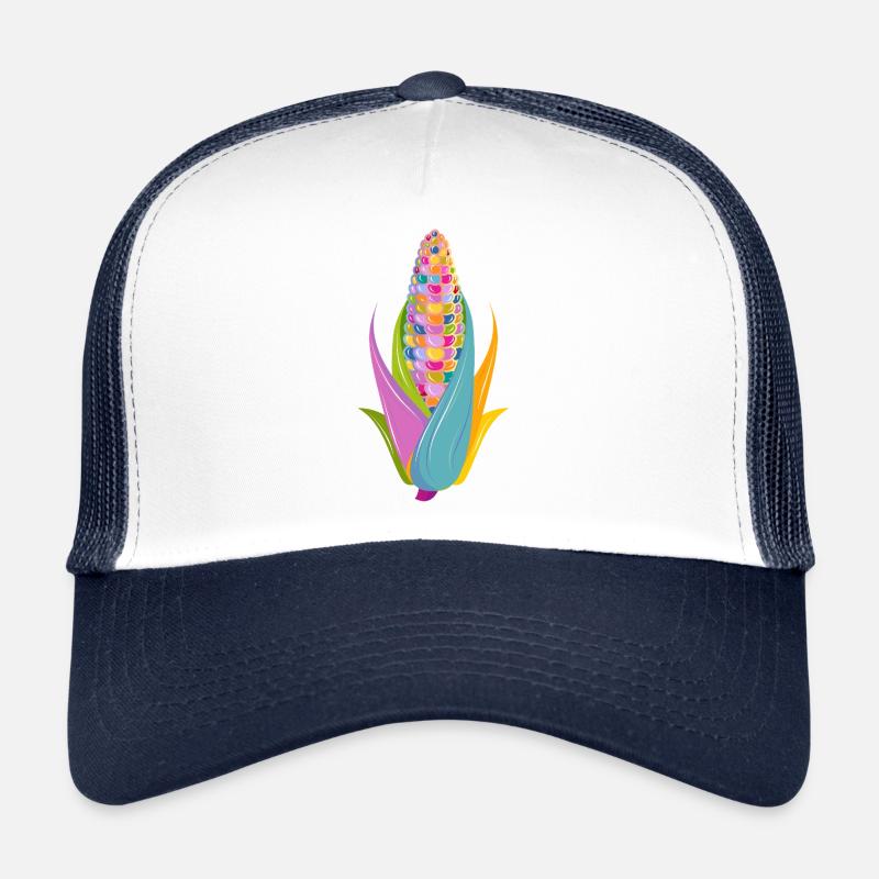 Maïs Pop Art coloré aux couleurs vives Casquette trucker 