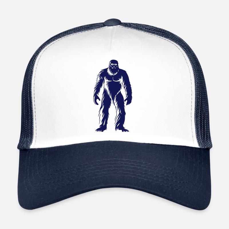 Bigfoot Unleashed - Trucker Cap - white/navy