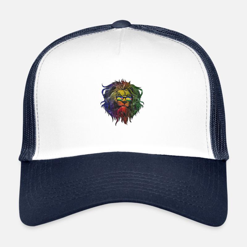 Nouvelle-Calédonie - Casquette trucker  - blanc/marine