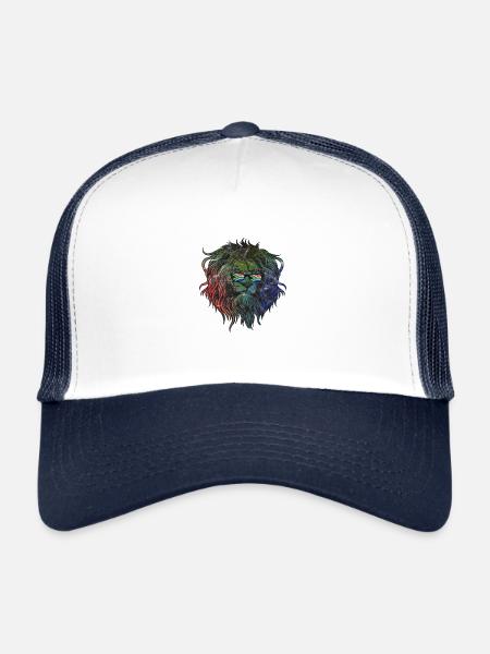 Afrique du Sud - Casquette trucker  - blanc/marine - Devant