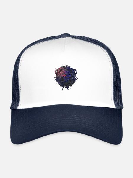 South Georgia and the South Sandwich Islands - Trucker Cap - white/navy - Front