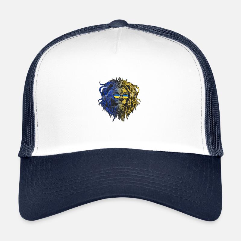 Ukraine - Trucker Cap - Weiß/Navy