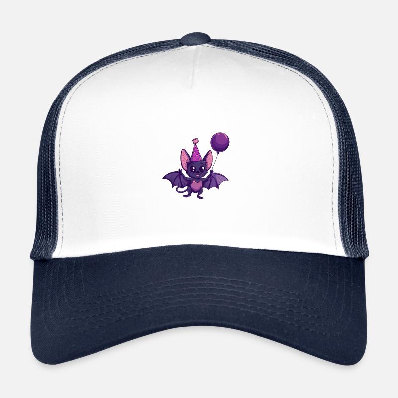 Bande dessinée d’anniversaire de chauve-souris Casquette trucker 