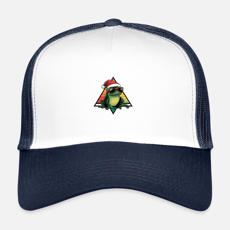 Grenouille Noël Cool Casquette trucker 