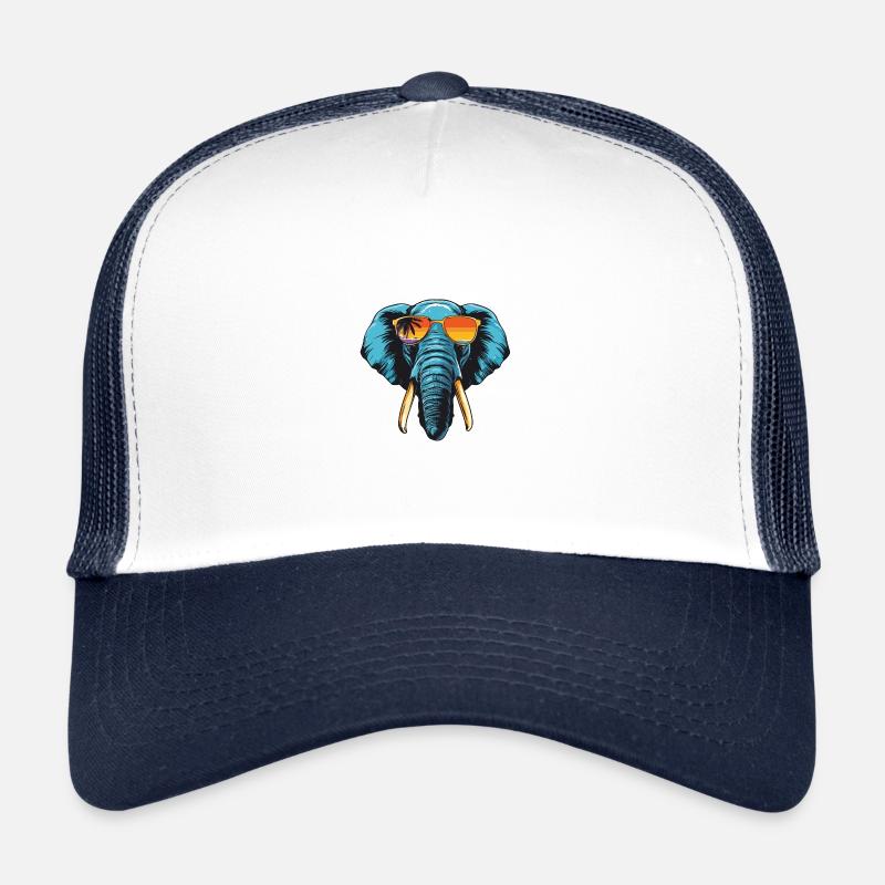 Elefant Cool Kopf Party Trucker Cap