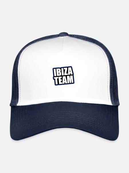 Ibiza Team Travel Holidays - Trucker Cap - white/navy - Front