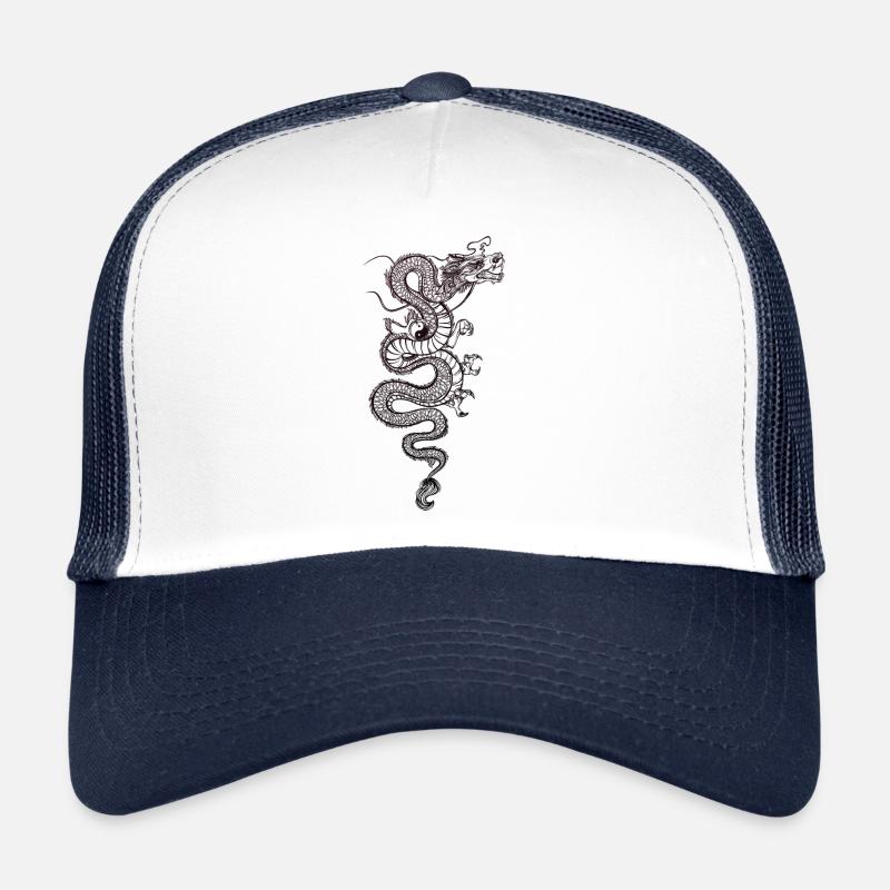 China chinesischer Drache Tattoo2 Trucker Cap