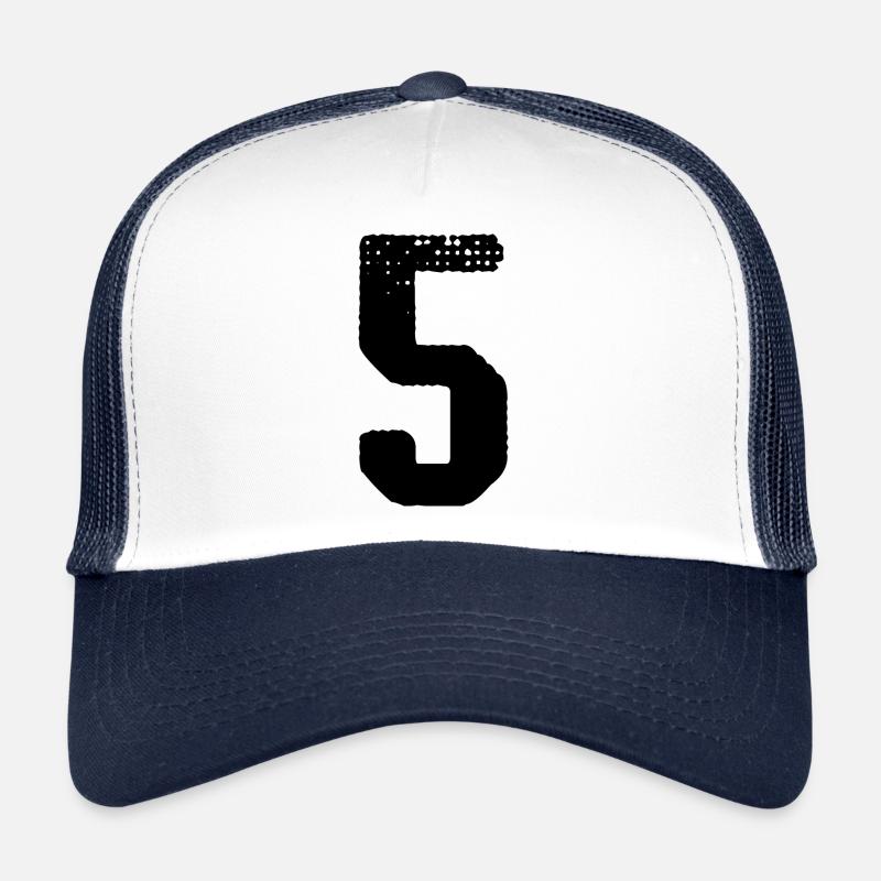 Maillot numéro 5 Casquette trucker 