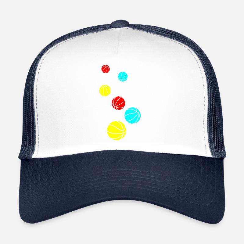 Symbole du basket-ball Casquette trucker 