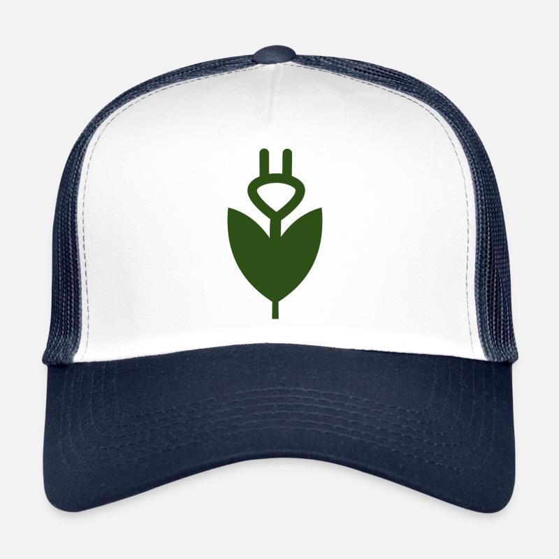 Elektrische Blume Trucker Cap
