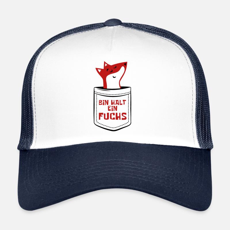 Mein Fuchs in der Tasche - Brusttasche Spruch Trucker Cap