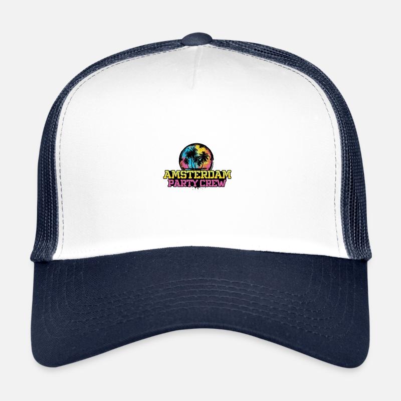 L’équipe de l’équipe de fête d’Amsterdam Casquette trucker 