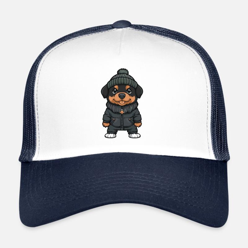 Rottweiler Hund Stylisch Trucker Cap