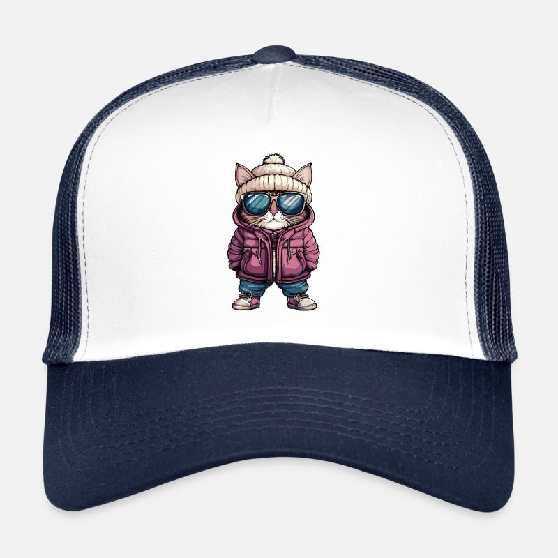 Chat d’hiver Casquette trucker 