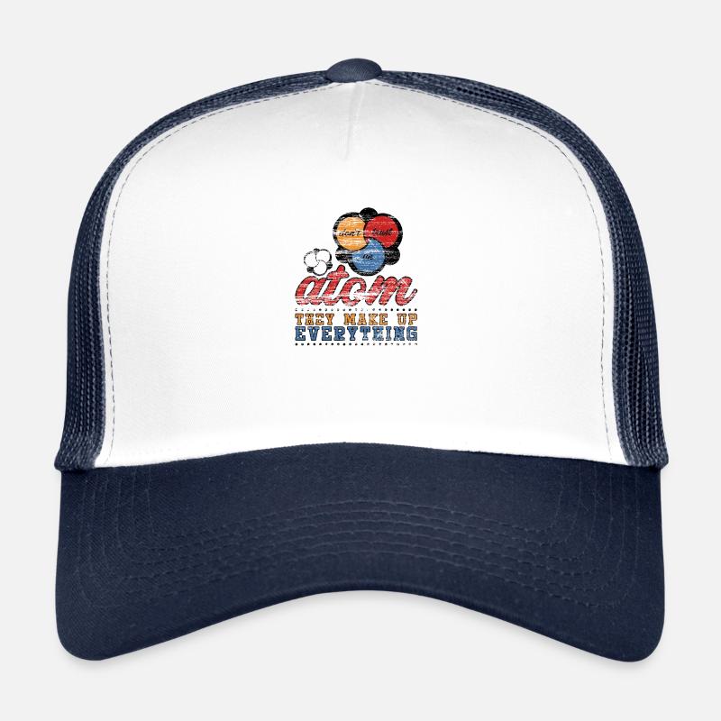Science Wissenschaft Atom Geschenk Student Physik Trucker Cap