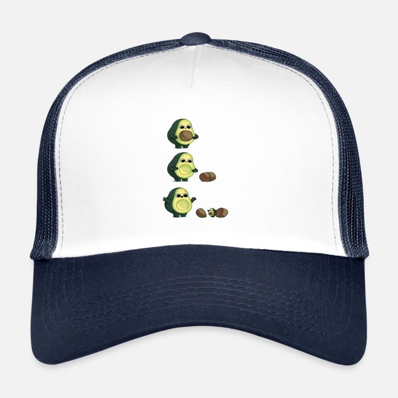 Avocado Child - Trucker Cap - Weiß/Navy