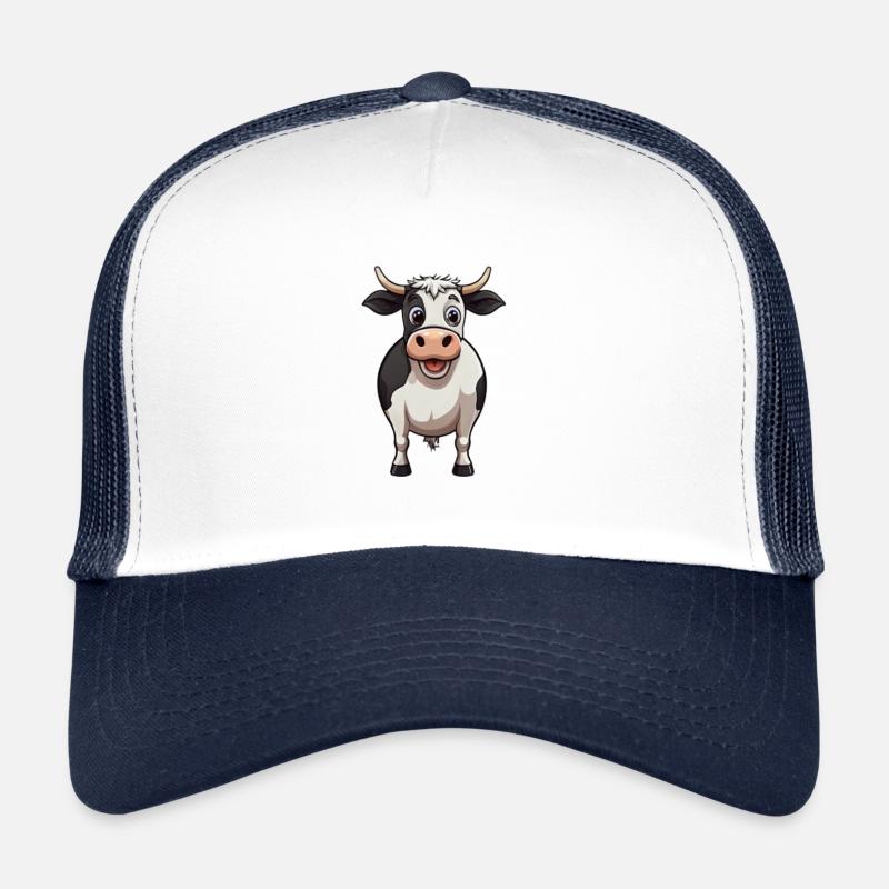 Süße Comic-Kuh Trucker Cap