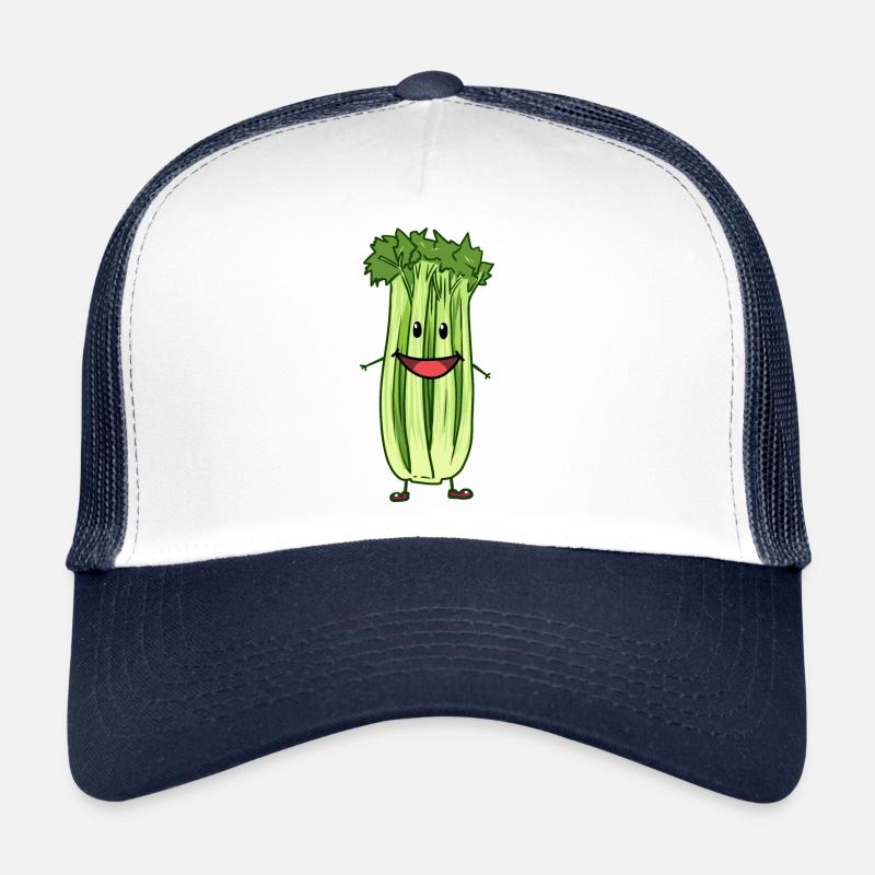 Céleri Céleri Légumes Végétariens Sains Casquette trucker 