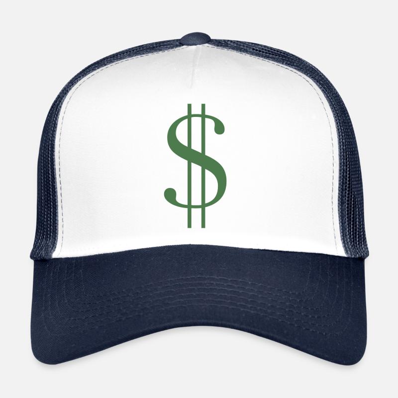 Signe dollar Casquette trucker 